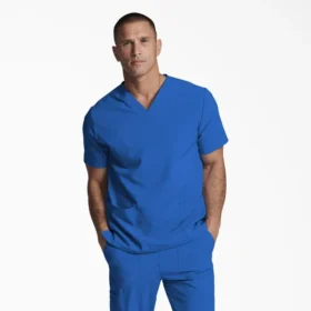 Unisex Eds Essentials V-Neck Scrub Top