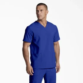 Unisex Eds Essentials V-Neck Scrub Top