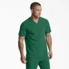 Unisex Eds Essentials V-Neck Scrub Top