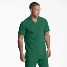Unisex Eds Essentials V-Neck Scrub Top