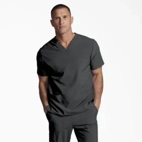 Unisex Eds Essentials V-Neck Scrub Top