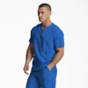 Unisex Eds Essentials V-Neck Scrub Top