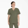 Unisex Eds Signature V-Neck Scrub Top