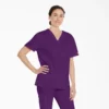 Unisex Eds Signature V-Neck Scrub Top