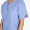 Unisex Eds Signature V-Neck Scrub Top