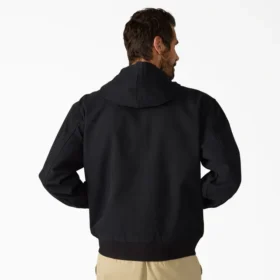 Unlined Canvas Hooded Bomber