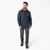 Water Repellent Duck Hooded Shirt Jacket