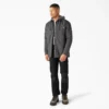 Water Repellent Duck Hooded Shirt Jacket