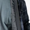 Water Repellent Flannel Hooded Shirt Jacket