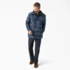 Water Repellent Flannel Hooded Shirt Jacket