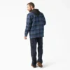 Water Repellent Flannel Hooded Shirt Jacket