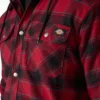 Water Repellent Flannel Hooded Shirt Jacket