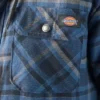 Water Repellent Flannel Hooded Shirt Jacket