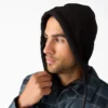 Water Repellent Flannel Hooded Shirt Jacket
