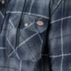 Water Repellent Flannel Hooded Shirt Jacket