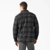 Water Repellent Fleece-Lined Flannel Shirt Jacket