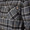 Water Repellent Fleece-Lined Flannel Shirt Jacket