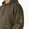 Water Repellent Sleeve Logo Hoodie