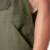 Waxed Canvas Double Front Bib Overalls