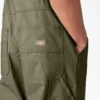 Waxed Canvas Double Front Bib Overalls