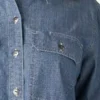 Women’s Chambray Roll-Tab Work Shirt