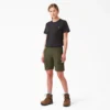 Women’s Cooling Slim Fit Cargo Shorts, 10″