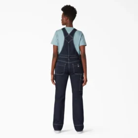 Women’s Denim Double Knee Bib Overalls