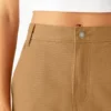 Women’s Duck Canvas Cargo Midi Skirt