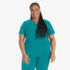 Women’s Eds Essentials Mock Wrap Scrub Top