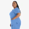 Women’s Eds Essentials Mock Wrap Scrub Top