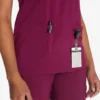 Women’s Eds Essentials Mock Wrap Scrub Top