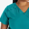 Women’s Eds Essentials Mock Wrap Scrub Top
