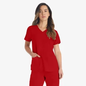 Women’s Eds Essentials V-Neck Scrub Top
