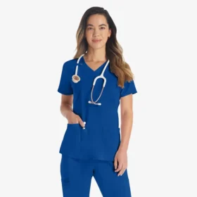 Women’s Eds Essentials V-Neck Scrub Top