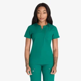 Women’s Eds Nxt Henley Scrub Top