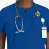 Women’s Eds Nxt Henley Scrub Top