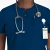 Women’s Eds Nxt Henley Scrub Top