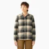 Women’s Flannel Hooded Shirt Jacket