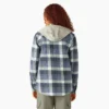 Women’s Flannel Hooded Shirt Jacket