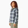 Women’s Flannel Hooded Shirt Jacket