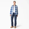 Women’s Flannel Hooded Shirt Jacket
