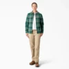 Women’s Flannel Hooded Shirt Jacket