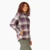 Women’s Flannel Hooded Shirt Jacket