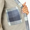 Women’s Flannel Hooded Shirt Jacket