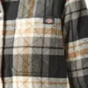 Women’s Flannel Hooded Shirt Jacket