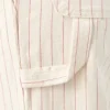 Women’s Pinstripe Service Bib Overalls
