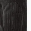 Women’s Pinstripe Service Bib Overalls