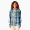 Women’s Plaid Flannel Long Sleeve Shirt