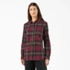 Women’s Plaid Flannel Long Sleeve Shirt