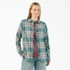 Women’s Plaid Flannel Long Sleeve Shirt